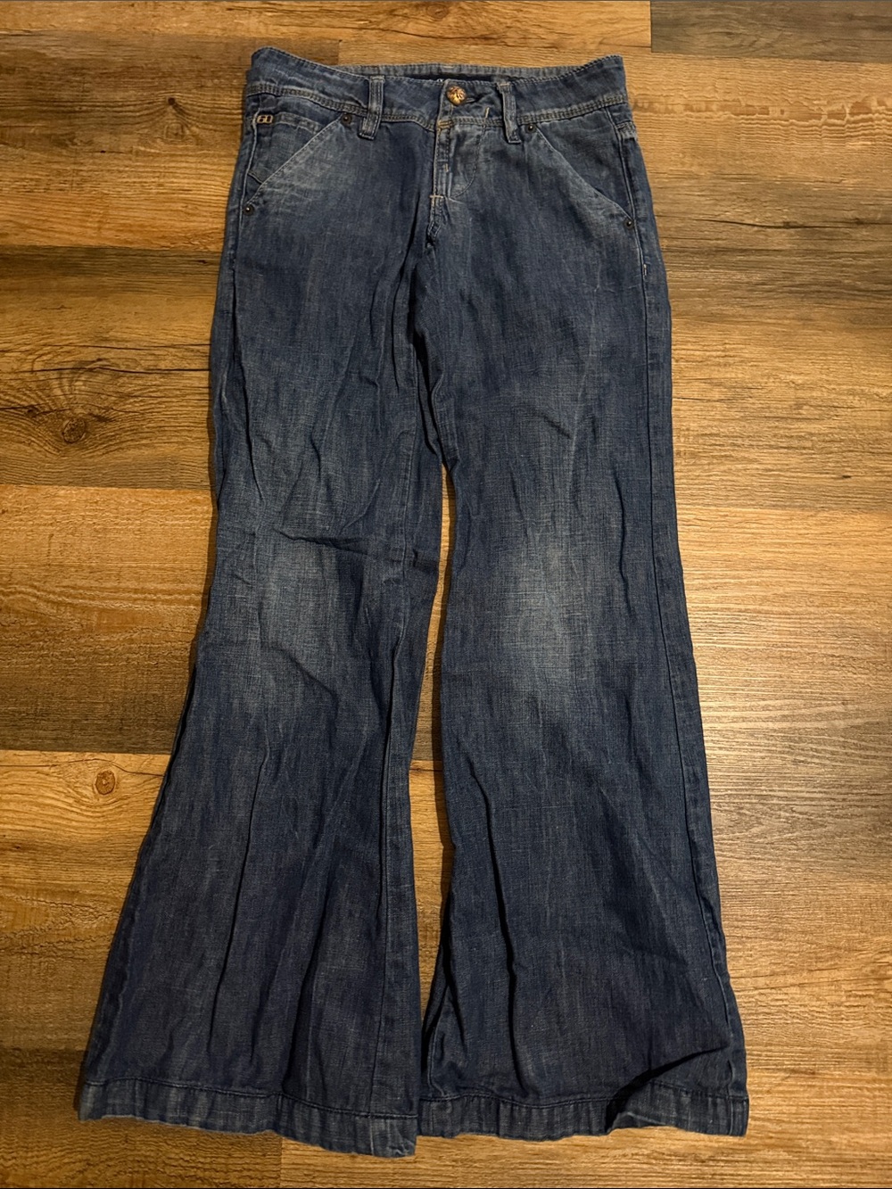 Women’s Vintage Miss Sixty Mid-rise Wide-Leg Jeans